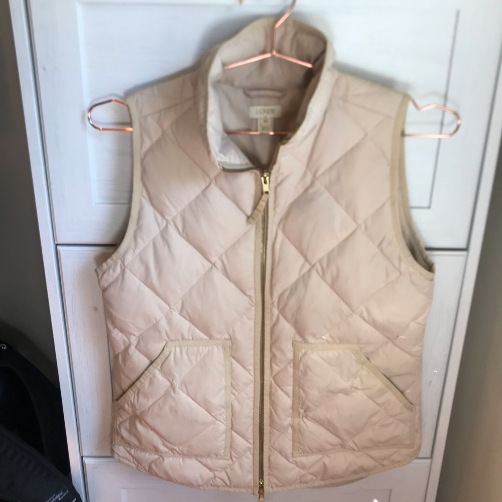 J Crew Quilted Vest Size 0